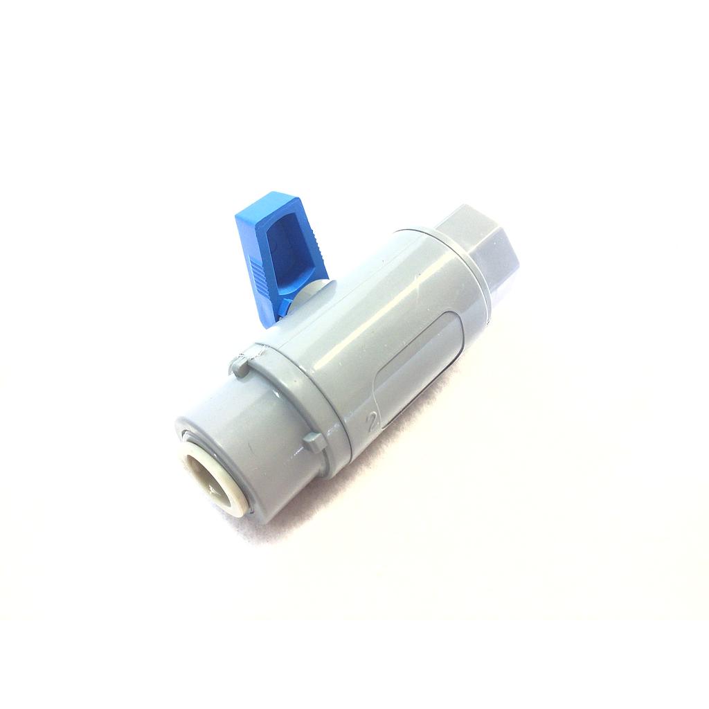 W10571 | Ball Valve - 3/8" OD Quick Connect x 1/4" FNPT
