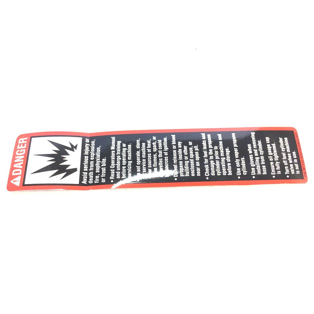 PT-W1122 | ENVIROGARD DANGER DECAL