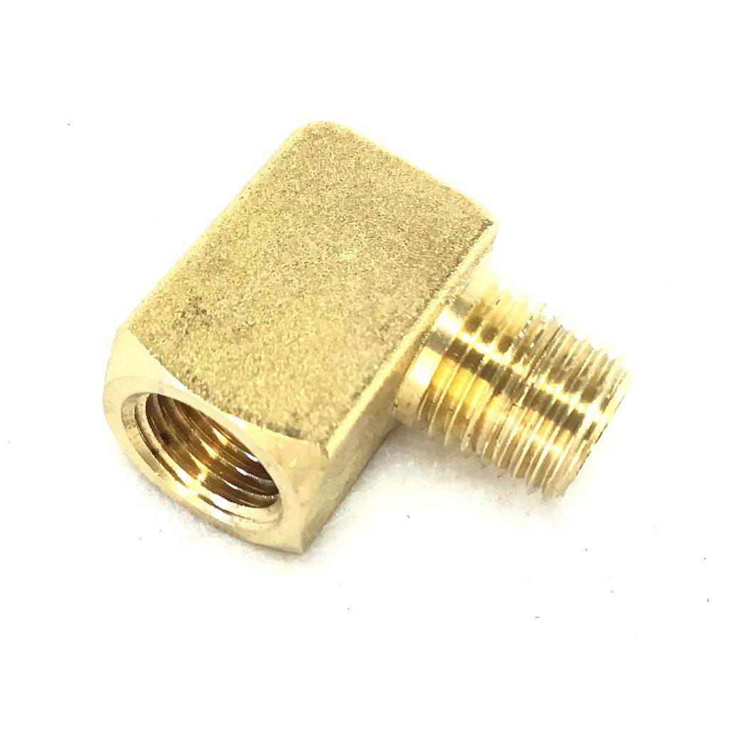 PT-F69881 | 90 Deg Elbow - 1/4 MNPT x 1/4 FNPT Brass