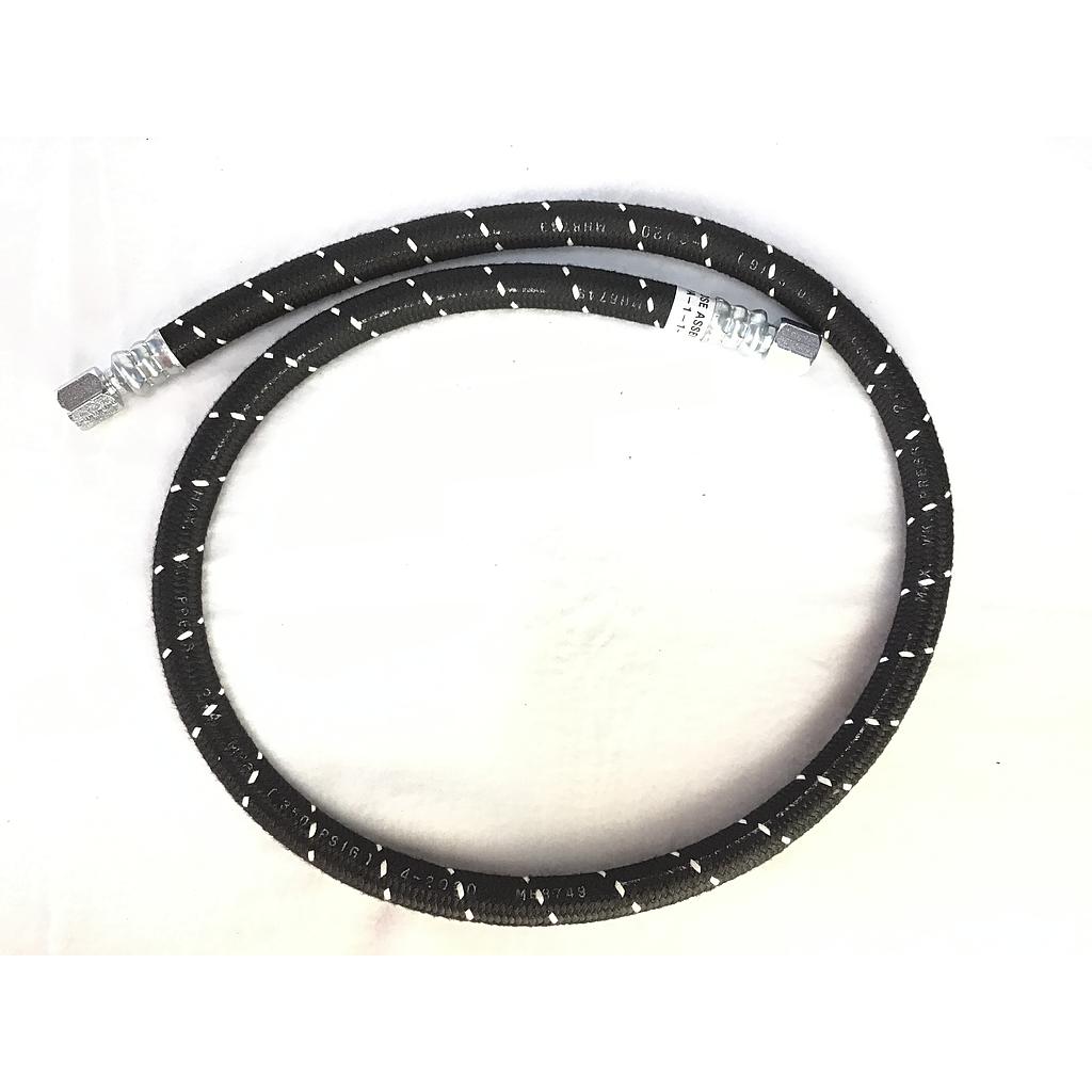 PT-W2670-48 | LP Hose - 5/16x48in, 350psi, steel reinf, fem 3/8 flare x2