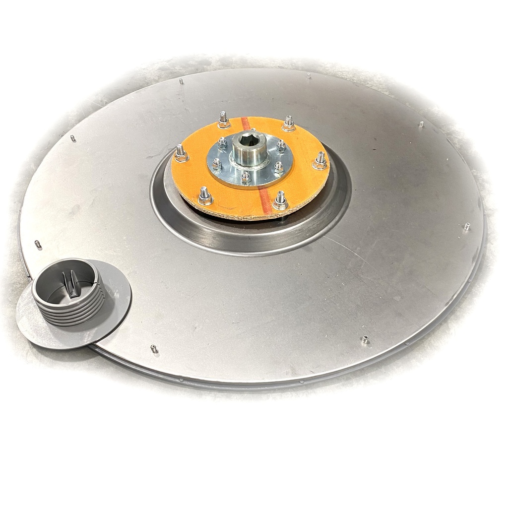 W10669 | 27" Metal Pad Driver ASM - Hex Stock Hub, bolt lock