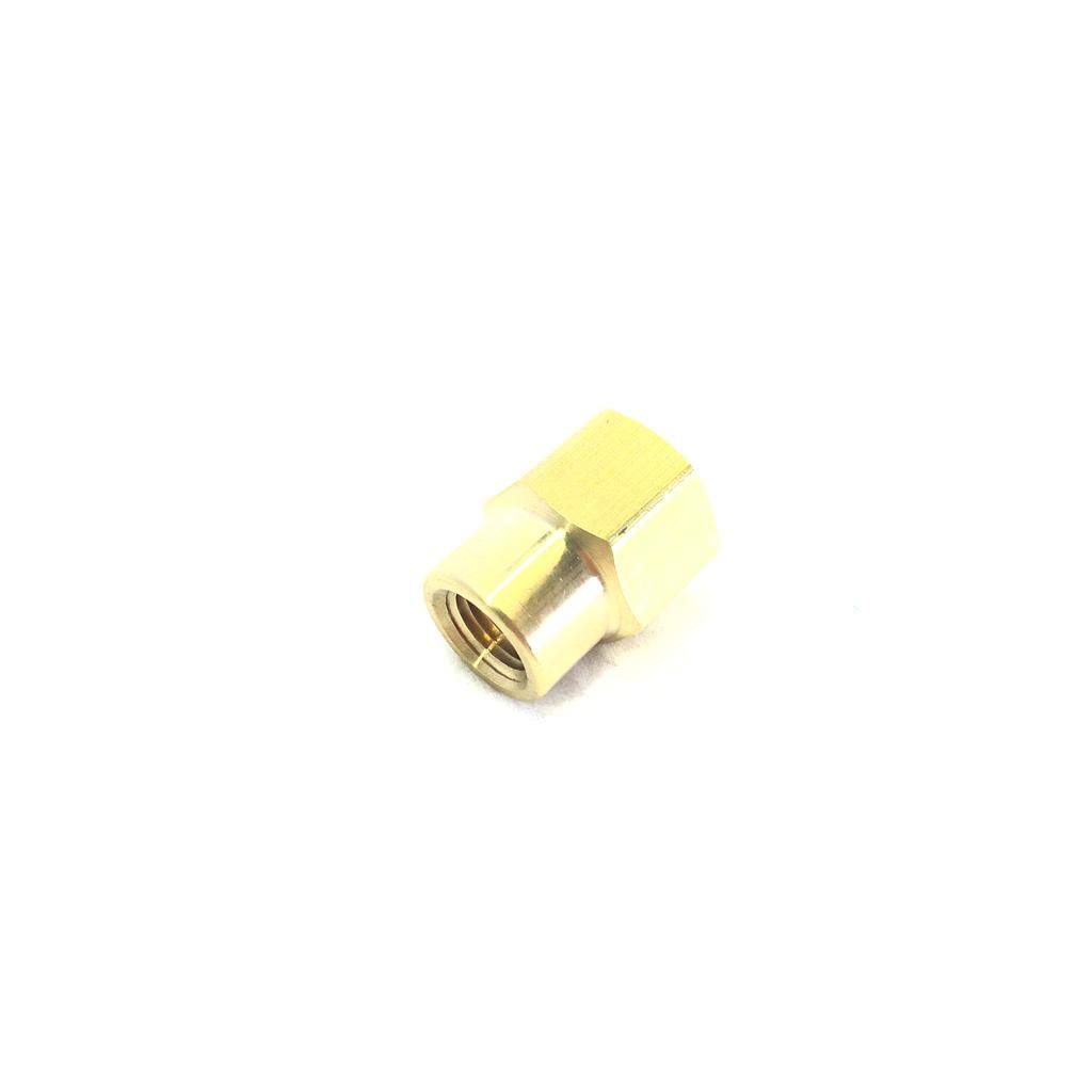 F69892 | Coupler 3/8 FNPT x 1/4 FNPT Brass