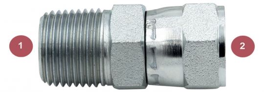 W13132 | 3/8" JIC Female Swivel x 3/8" NPTF Male