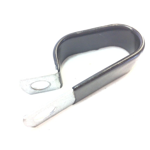 PT-F0709191 | Double P Clamp - 1 in. VINYL CUSHION .406 HOLE DIA