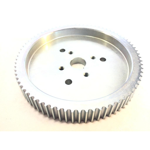 W6067 | 7.50" O.D. X 1" I.D. PULLEY (COGGED HTD-8MM) Mild Steel Zinc