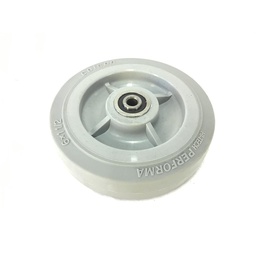 W4220 | Rubber Wheel 6 x 1-1/2 x 3/8 ID Ball Bearing