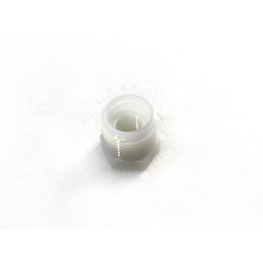 W10734 | Reducing Bushing 1/2" MNPT x 1/4" FNPT Nylon
