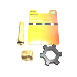 W11182 | POL (P.O.L.) Soft Nose Propane Tank Fitting, Full Flow, 1/4 NPT