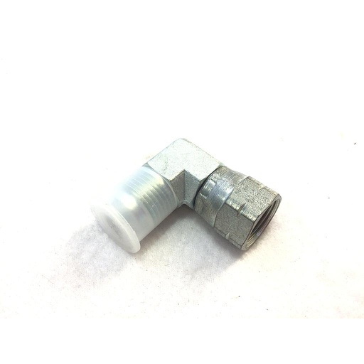 F420581-131280 | 90 Degree Elbow, 3/8 SAE 45 Flare Male x Swivel Female, Steel