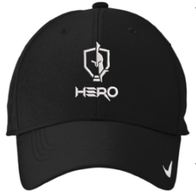 W13828 | HERO Hat (Black with White Logo)